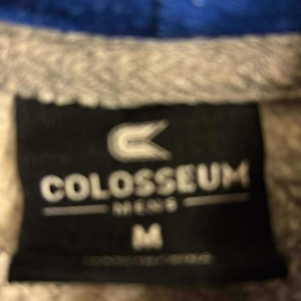 Official Boise State men’s Medium hooded sweatshirt grey with blue and orange - Picture 5 of 5